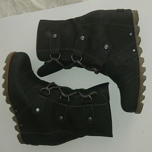 Sorel Joan of Arctic Wedge Boot black 7